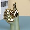 Personalisierte Geste Figur Galvanisierte Harz Hand Finger Licht Luxus Heimdeko Skulptur Moderne Kunst Wohnzimmer Ornament