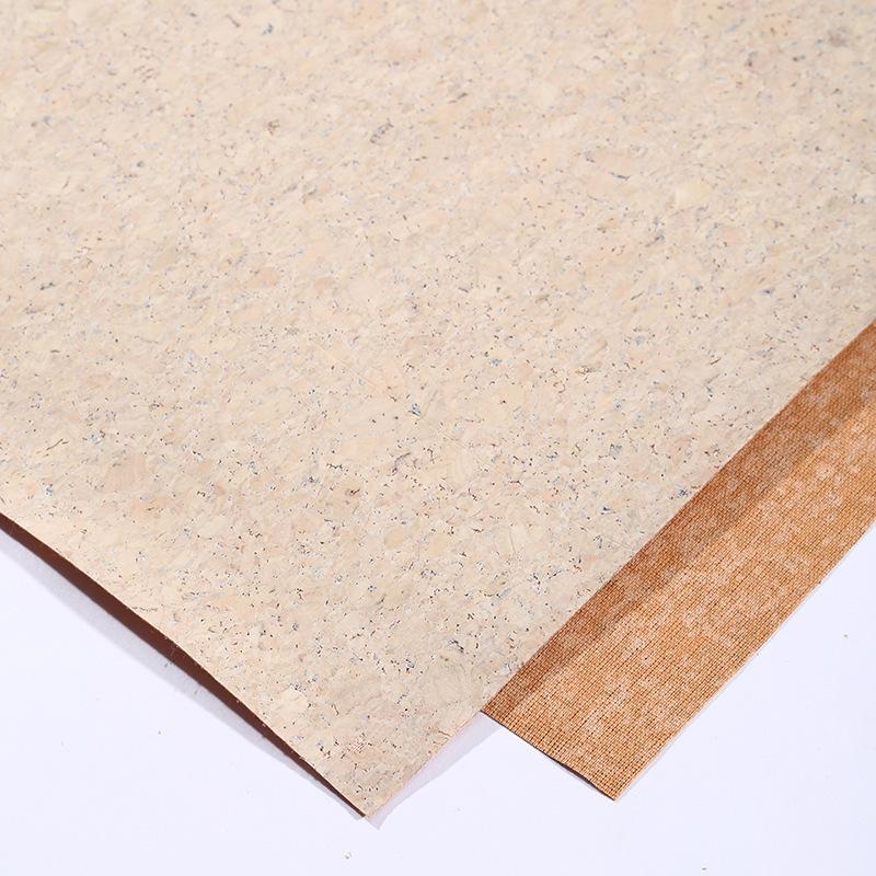 100x138cm Soft Natural Cork PU Leather Fabric for DIY Furniture Background Bags Sofa Car Decoration Upholstery Craft Material
