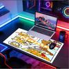 Custom Name Personalized Garfield Pattern Mousepad, Laptop PC Desk Mat, Decorative Desk Mat for Home Keyboard Pad Gift