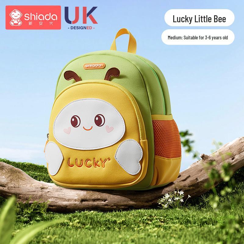 Lightweight Cartoon Kindergarten Backpack: Cute Large-Capacity, Anti-Lost Design for Boys and Girls