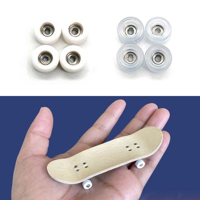 4 Teil/Satz mehrfarbiges Upgrade-Zubehör für Finger-Skateboard-Räder, Maple Skateboard Novel Griffbrett-Rad-Zubehör
