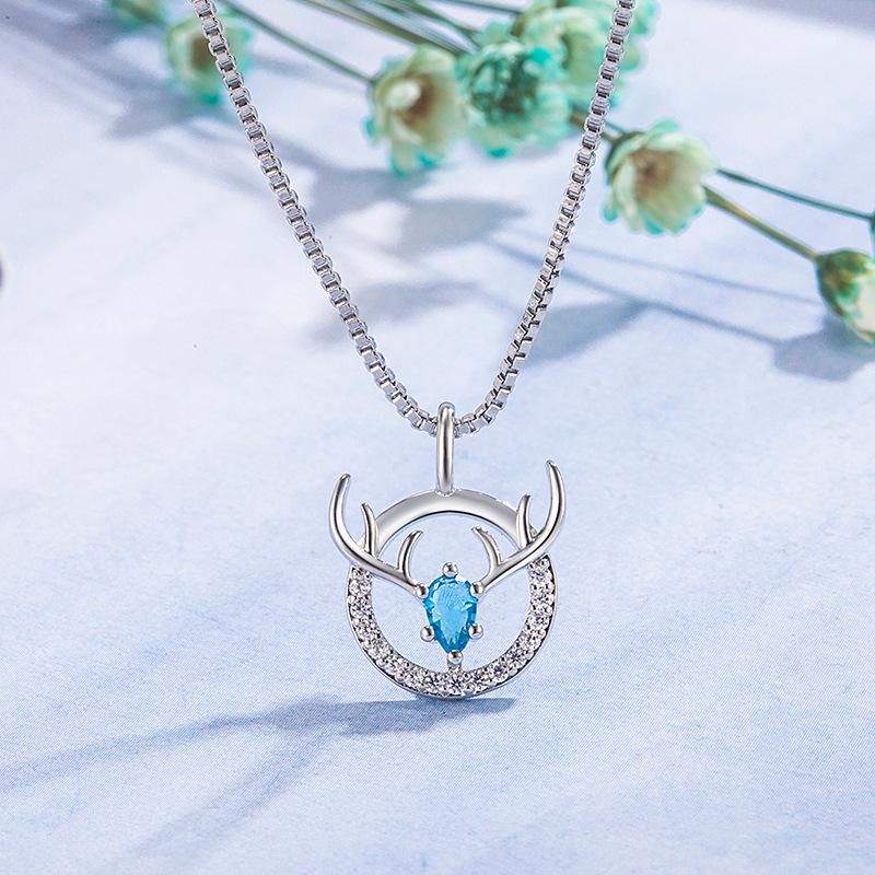 Lindon Women Necklace Pendant Copper Alloy Zircon Fashion Gift