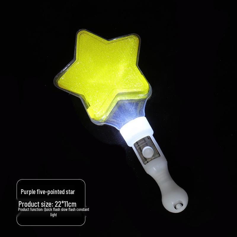 Luminous LED Fluorescent Concert Stick: Flashing Warning Light
