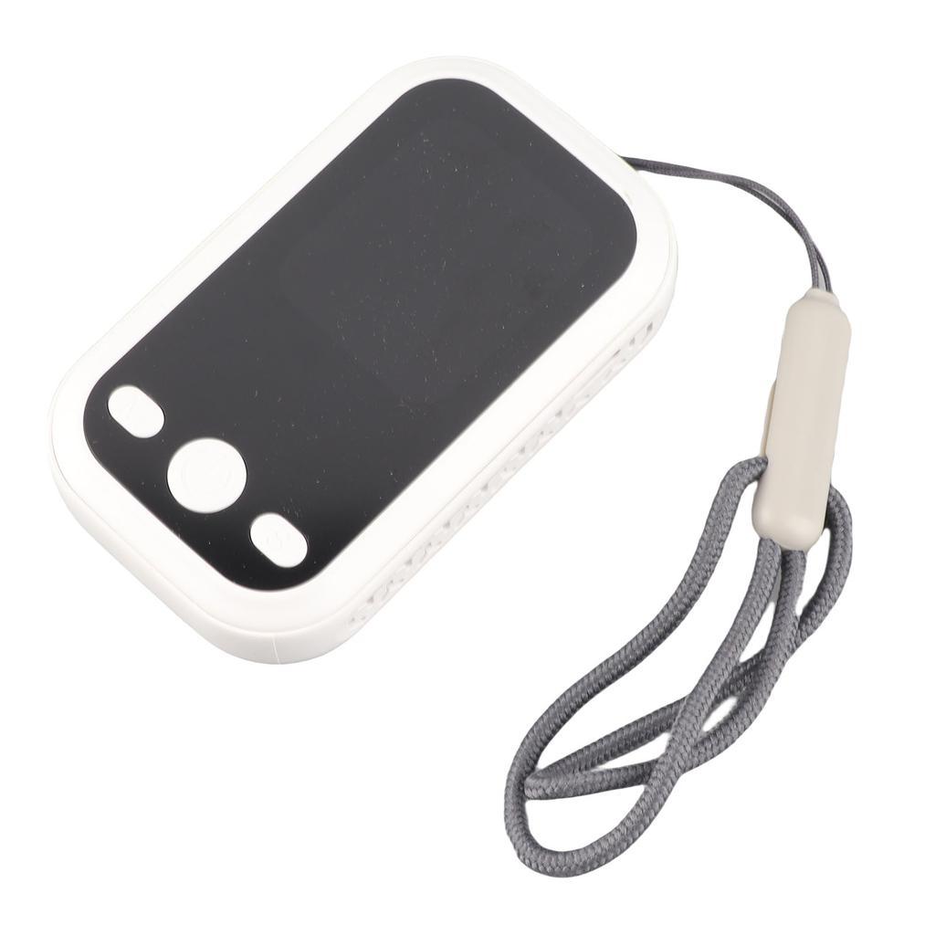 CO2 Detector NDIR Sensing Type C Charging Temperature Humidity Tester Portable Air Quality Monitor White