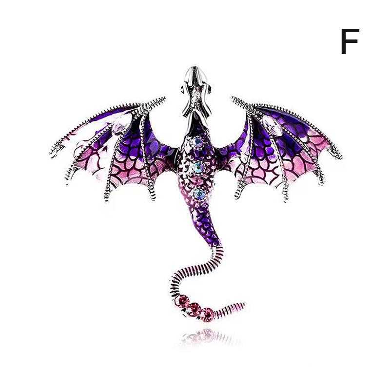 

Эмалированные броши с летающим драконом для женщин, ювелирные изделия на булавке