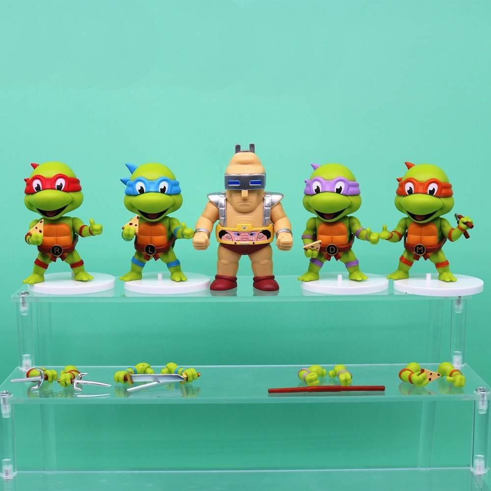 

Colorful Q Version Teenage Mutant Ninja Turtles Figures Perfect For Collecting And Display