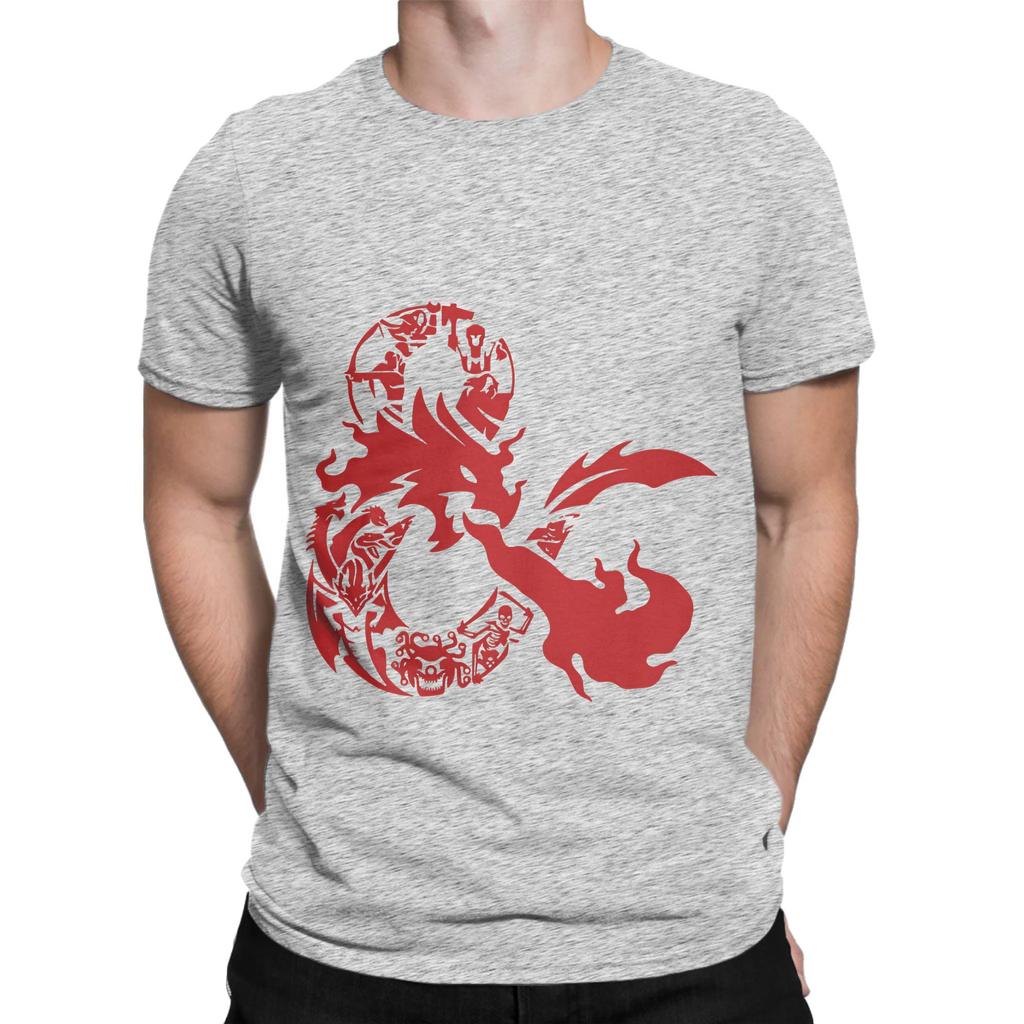 dDungeons Dragons Red Classic Funny Graphic 100 Cotton TShirt dDungeons Dragons Tops Tees For Unisex