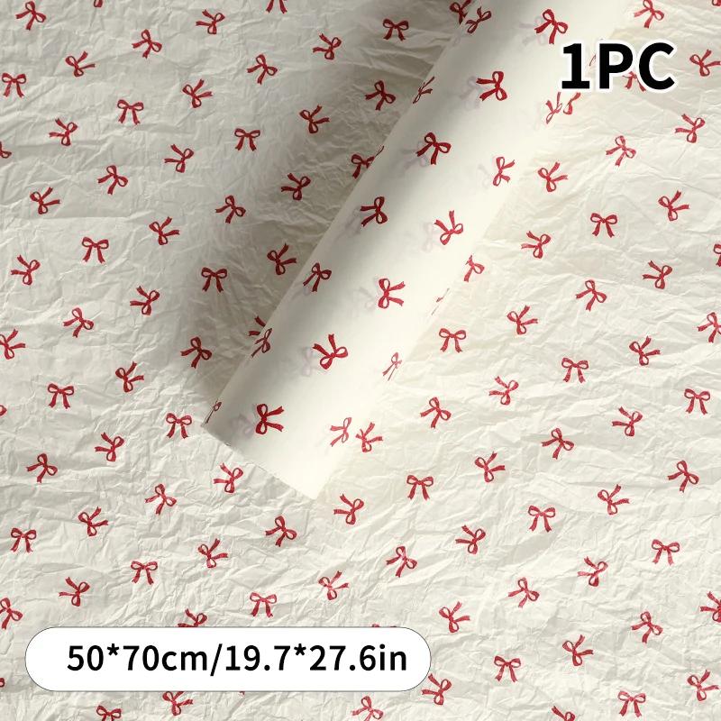 10 Stück Rosa Schleife Sydney Papier Handgeknetetes Papier Baumwollpapier Bouquet Blumenverpackungspapier Kleine Geschenkverpackungspapier