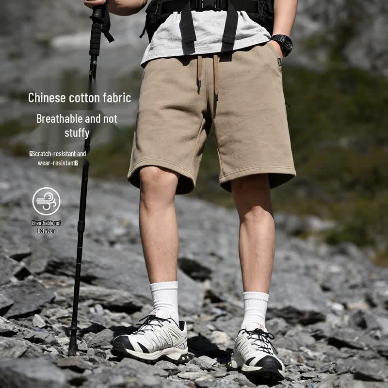 JEEP Men s Multi-Pocket Breathable Outdoor Cargo Shorts P86DMWP387 M легкие хаки
