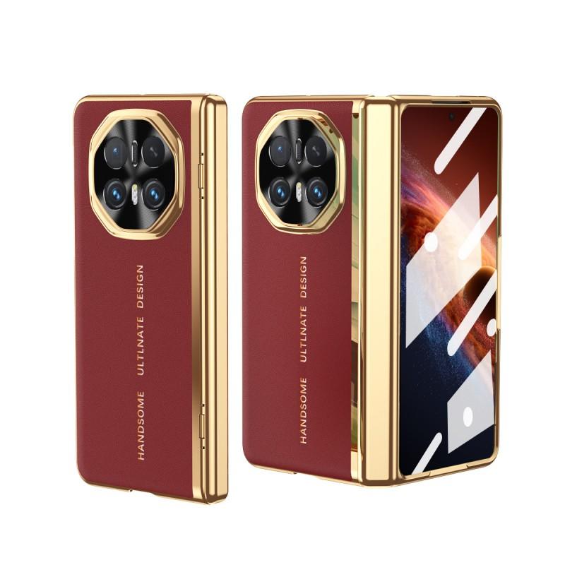 Premium Vollschutz Klapphülle für Honor Magic V6 V5 V3 Stoßfeste Leder-Optik Hülle mit Ständer Anti-Fingerabdruck