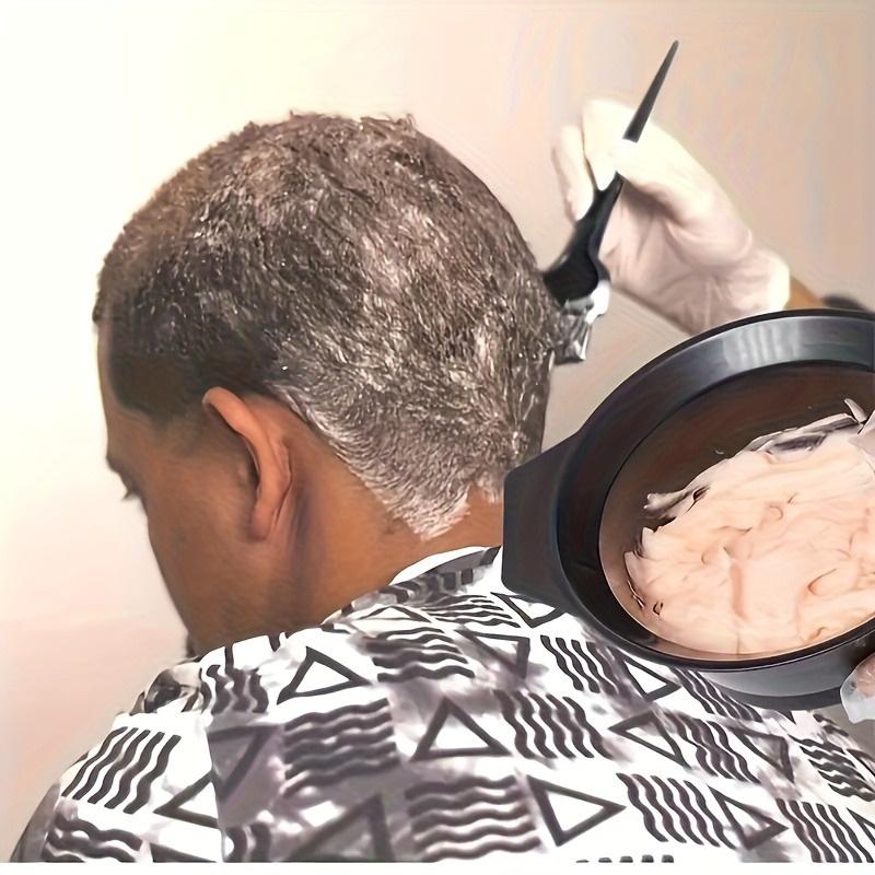 1set Professional Hair Coloring Kit Resuable Silicone Cap with Needle Hook Mixed Bowl Stirring Brush Salon Hair Beauty Tools