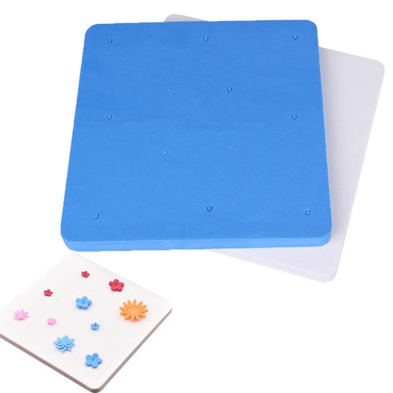 Backzuckerwerkzeug Schaumstoffunterlage 5 Löcher Zuckerblumenunterlage Schwammförmige Blumenunterlage Schokolade Ton Geformt Zuckerblume Geformt Trockenunterlage