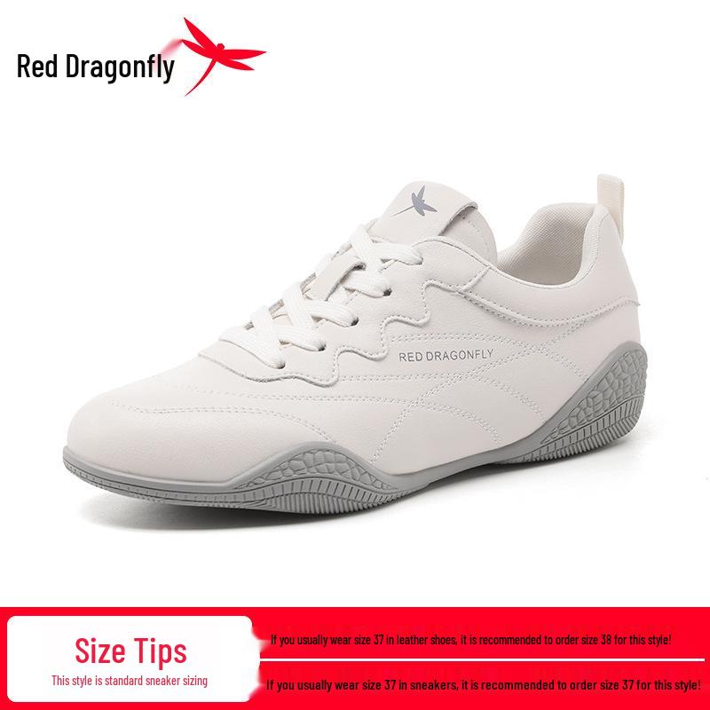 Red Dragonfly Women s Versatile White Waterproof Non-slip Casual Spring Sneakers. US Size 35 бежевый