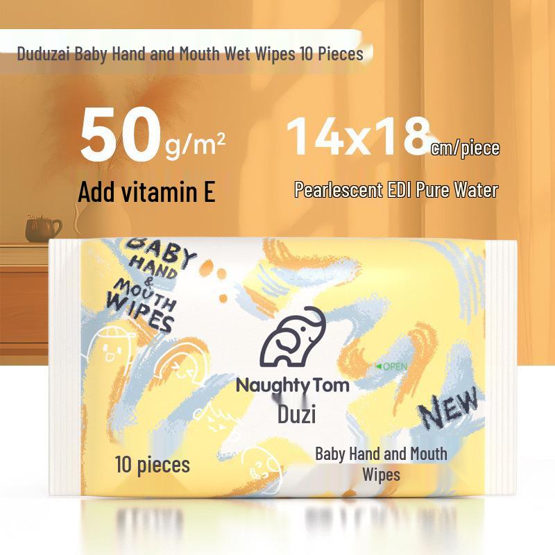 Travel Size Baby Hand and Mouth Wipes - Portable Wet Wipes for Newborns and Infants