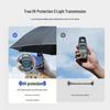 Elderly Dual-Use Walking Stick Umbrella: Lightweight, Anti-Slip, Reflective, with Sun and Rain Protection