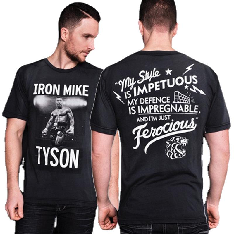 

Vintage Mike Tyson Famous Quote Iron Mike Boxing Fans Gift TShirt 100 Cotton ONeck Summer Short Sleeve Casual Mens Tshirt 4XL