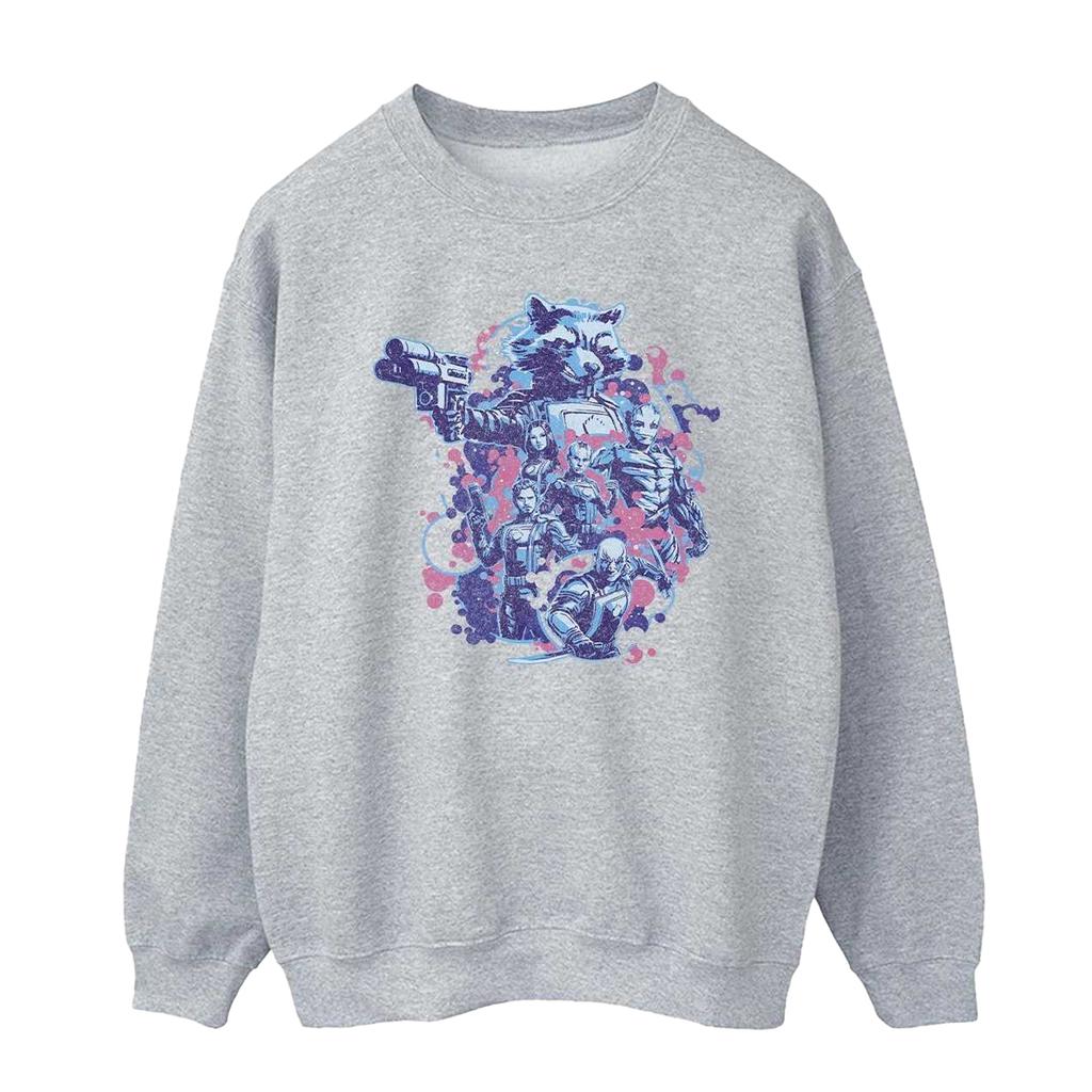 Guardians Of The Galaxy Volume 3 Mens Group Shot Sweatshirt