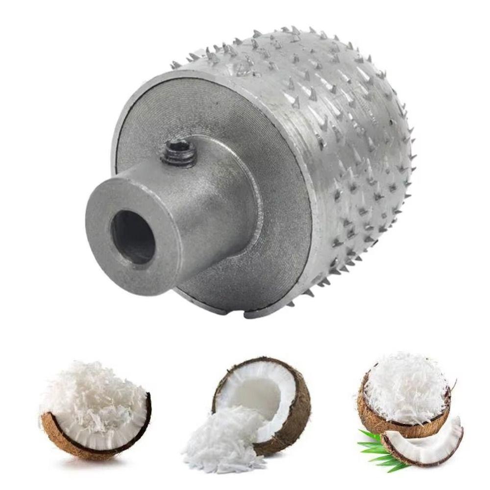 Stainless Steel Electric Coconut Grating Machine Sharp Coconut Grater Machine Head Home Kitchen