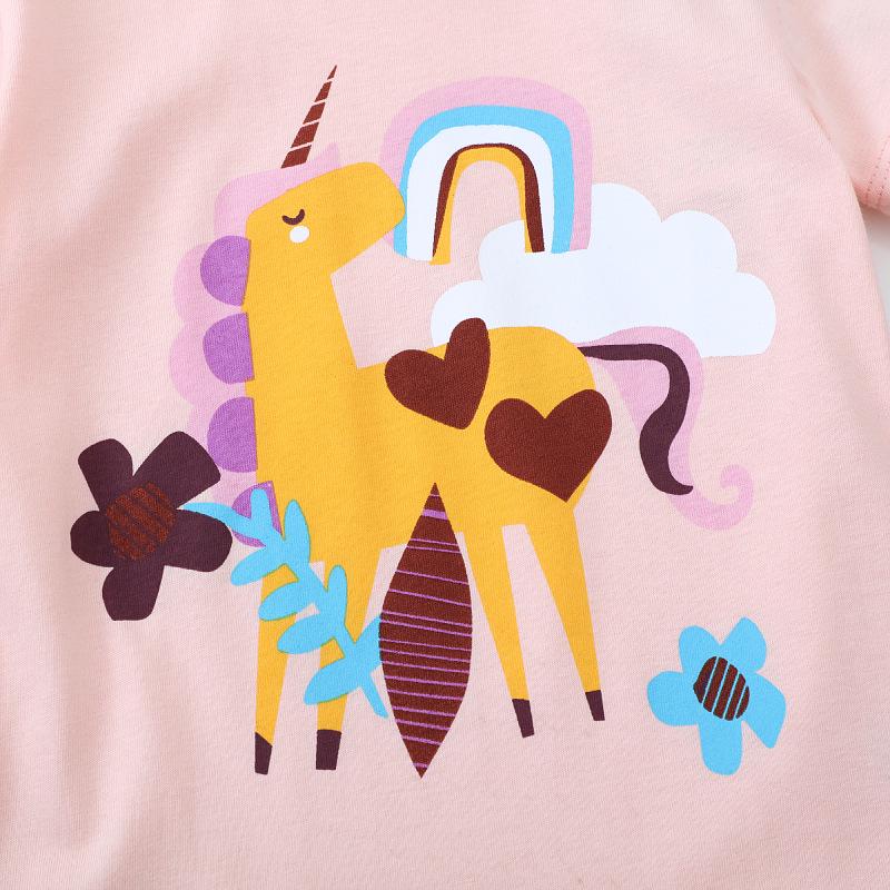 2026 Summer Kids’ Clothing: Girls' Short Sleeve T-shirt for Babies & Toddlers
