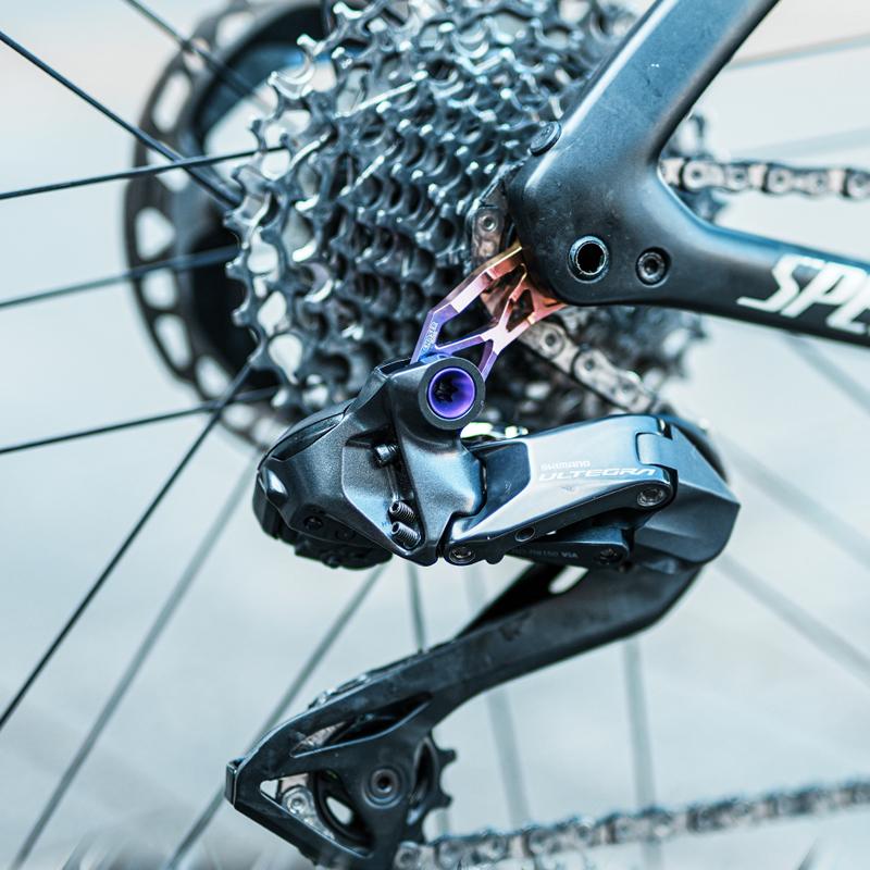 Chaser Road Bike Rear Derailleur Tail Hook Ultra-Lightweight Titanium Alloy Direct-Mount Tail Hook For SPECIALIZED For SL8/SL7