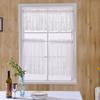 Tier Voile Valance Window Curtains Home Decor