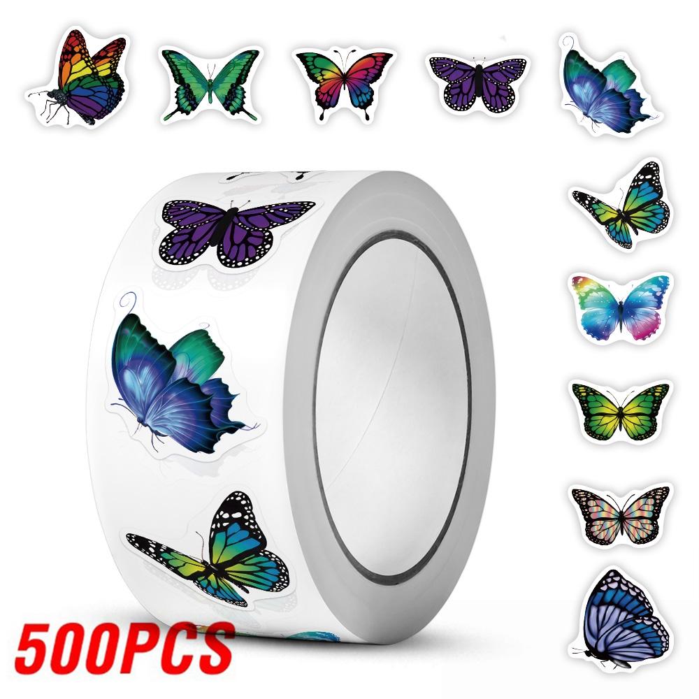 100-500pcs Butterfly Cartoon Graffiti Stickers DIY Phone Guitar Laptop Notebook Suitcase Waterproof Sticker Kids Toy