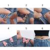 Fashion Butterfly Jean Button Adjustable Waist Buckle Extender Detachable Tighten Attacher Pins Waist Closing Artifact