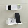 Wall Mounted Wall Shelf Storage Rack Acrylic Kids Bookshelf Floating Shelves  Bathroom