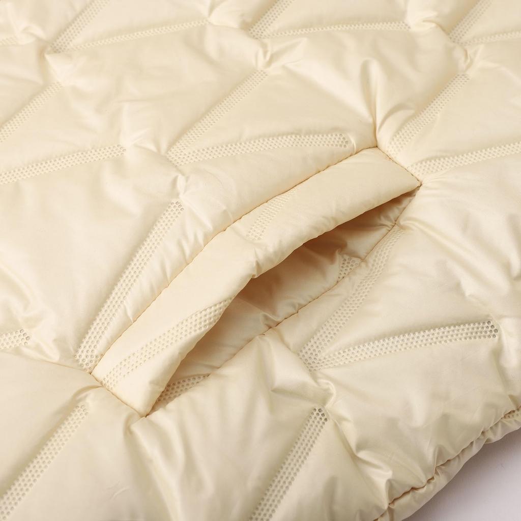 Moda de Mujer / Invierno Color Sólido Manga Larga Cremallera Suelto Cálido Abrigo con Capucha