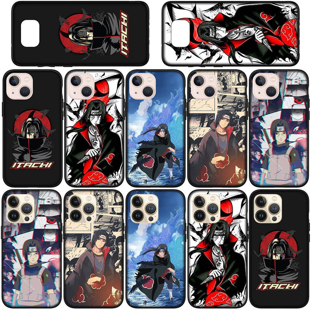 Case for Samsung Galaxy S25 S23 S24 Ultra FE Plus A05 A06 A15 A16 A36 A37 A35 A54 A55 A56 A57 A25 A26 A53 Wallpaper Itachi Uchiha Sasuke Naruto Cover