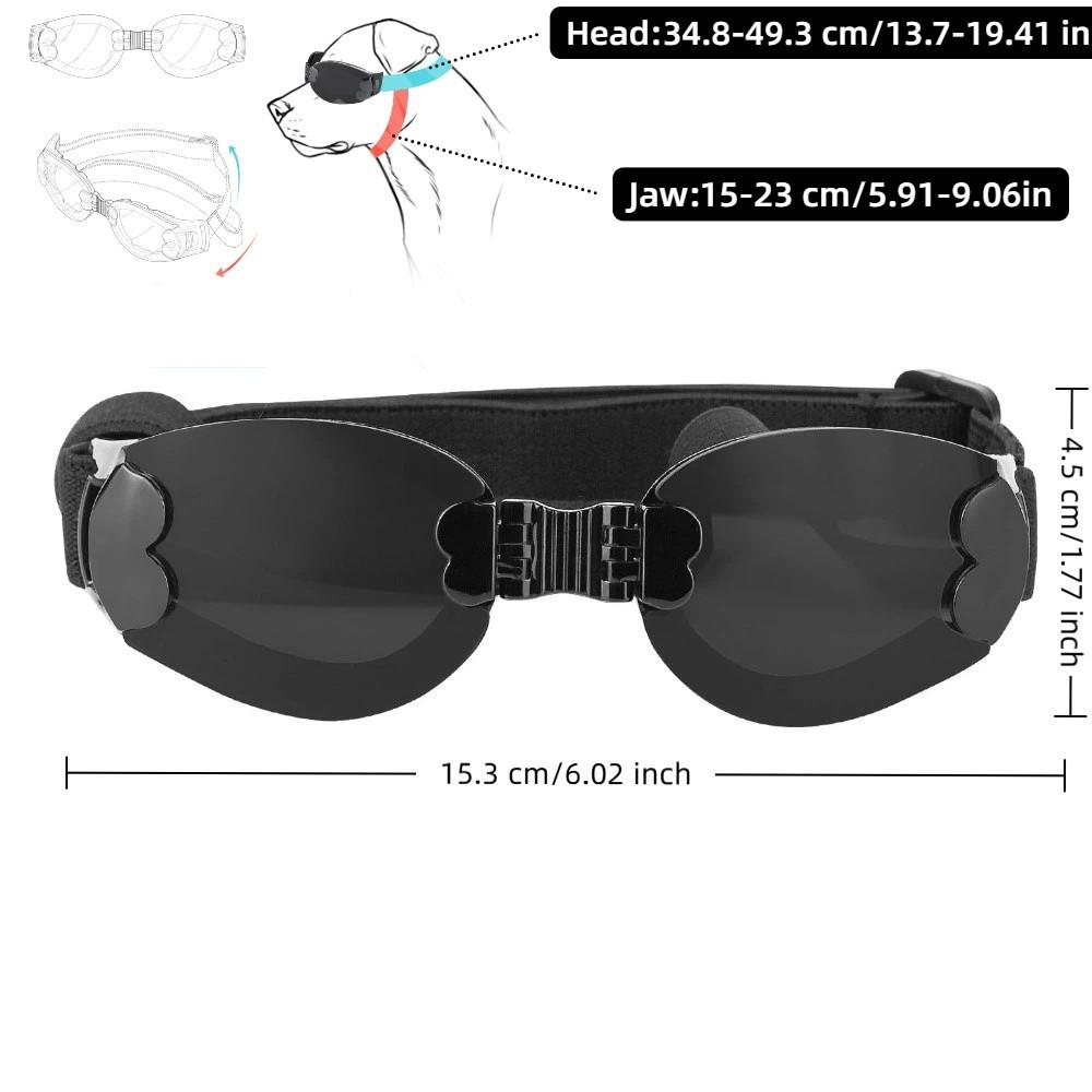 Dustproof Pet Waterproof Glasses Windproof Dog Eye Wear Fashion Anti UV Pet Goggles  Summer Use