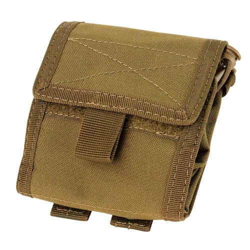 CONDOR Foldable Utility Dump Pouch MOLLE Tactical Roll-Up Brown 498 MA36