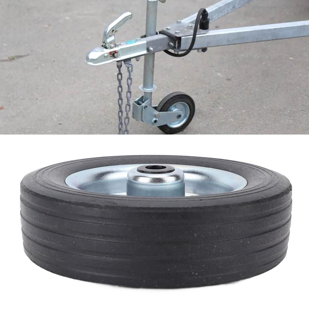 Trailer Jack Wheel 6 Inch 43mm Rim 1100lbs Load Capacity Waterproofing Trailer Jack Wheel Replacement