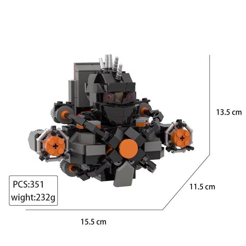 MOC Maze House Toilet Battle Monitor Toilet Legion Gather Summary Boy Mech Puzzle Assembly Building Blocks