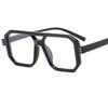 New Trendy Candy Color Punk Women Fashion Sunglasses Vintage Men Retro Black Yellow Gradient Female square Shades