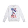 Womens/Ladies Mickey Mouse USA Sweatshirt