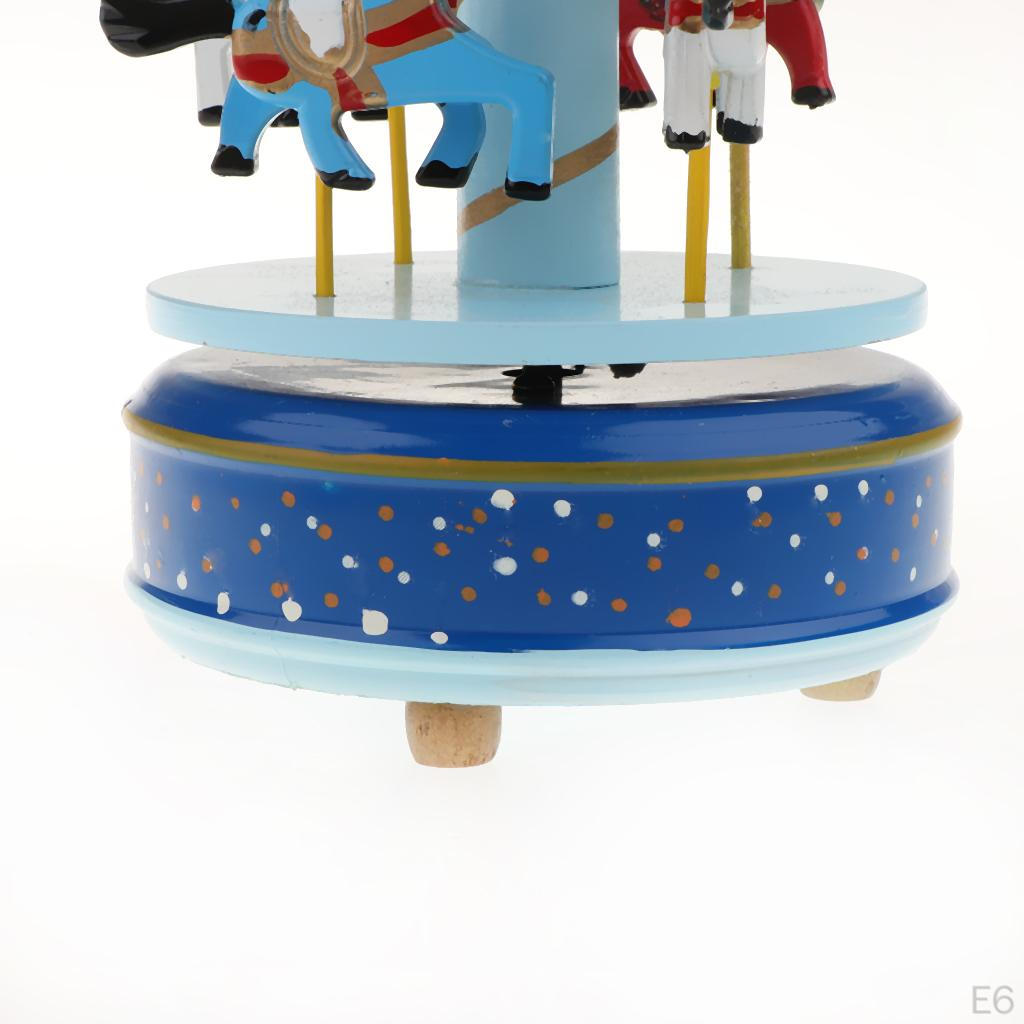 Classic -Round Carousel Music Box