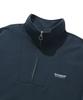 COVERNAT Damaged Half Zip Sweatshirt Navy