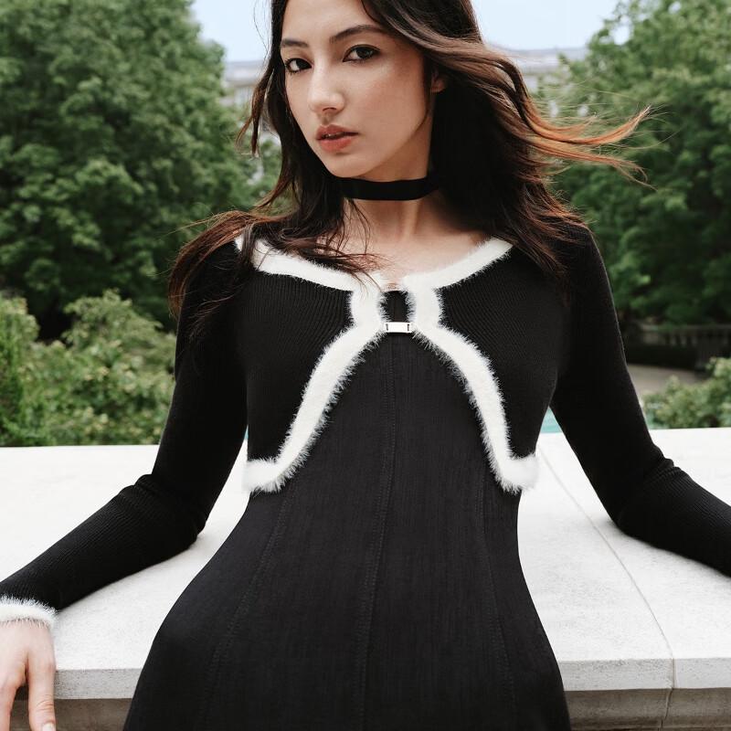 ONLY Women's 2025 Winter Knit A-Line Long Dress