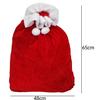 65x48CM Santa Claus Bags Gifts Holder Large Presents Sack with Drawstring Christmas Eve Surprise Toys Storage Decorations