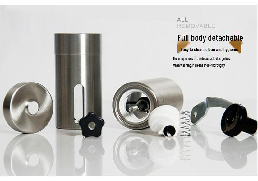 Compact Manual Coffee Bean Grinder for Home Use