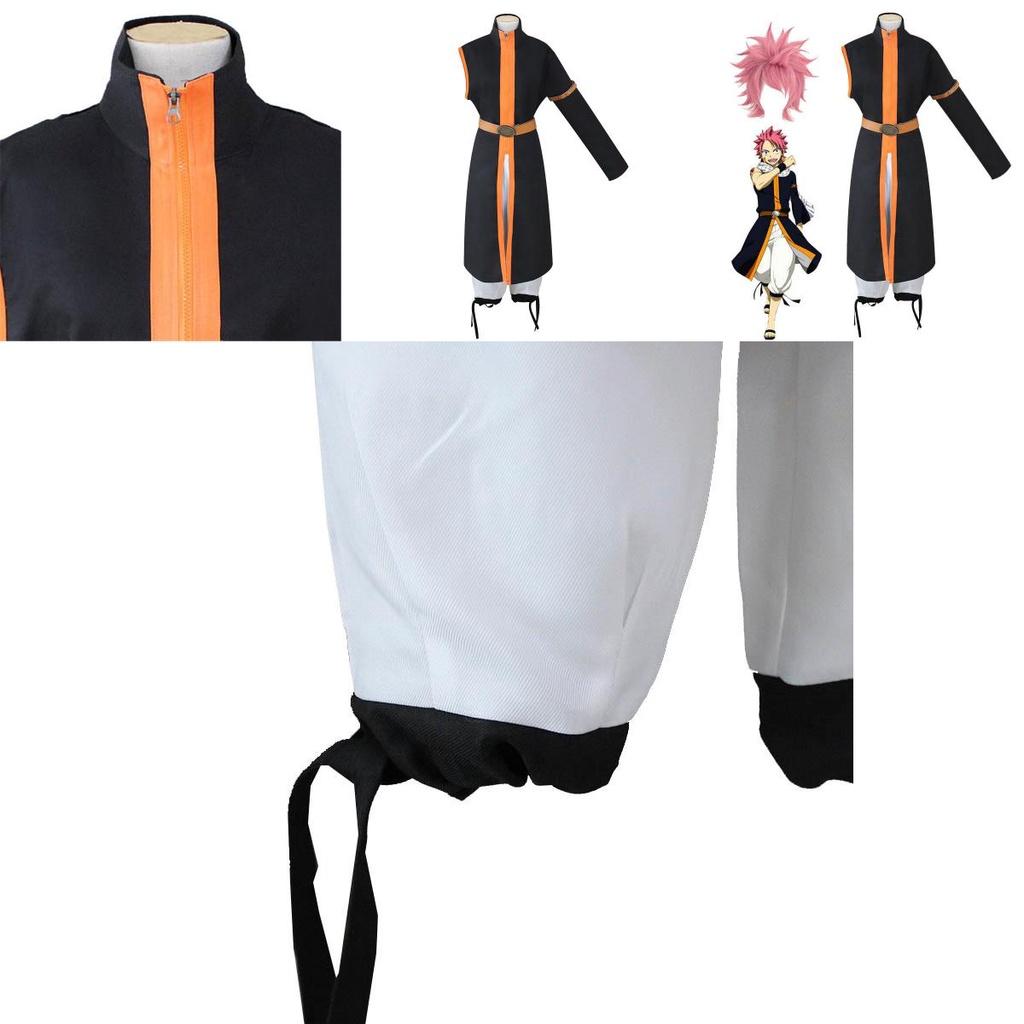 Exquisite Anime Fairy Tail Natsu Dragneel Halloween Cosplay Costume Unisex Outfit