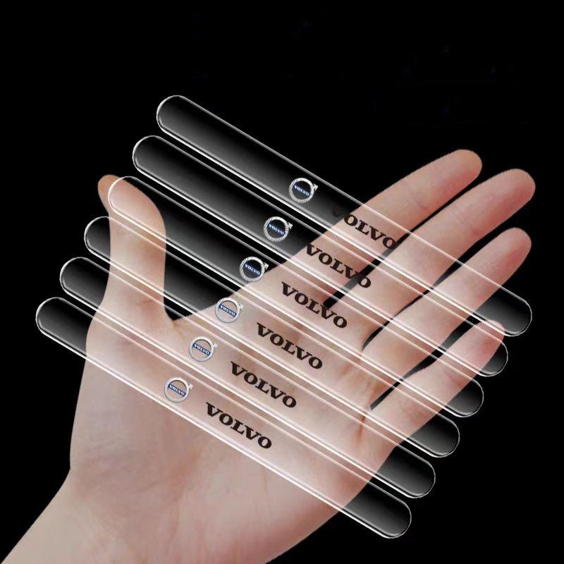 For Volvo Car Door Bowl Handle Protector Stickers Transparent Anti-scratch Film For Volvo XC40 XC90 XC60 V40 V90 V60 V70 C40 S80