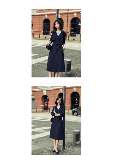 Women's British Style Slimming Trench Coat - Autumn 2025 Edition