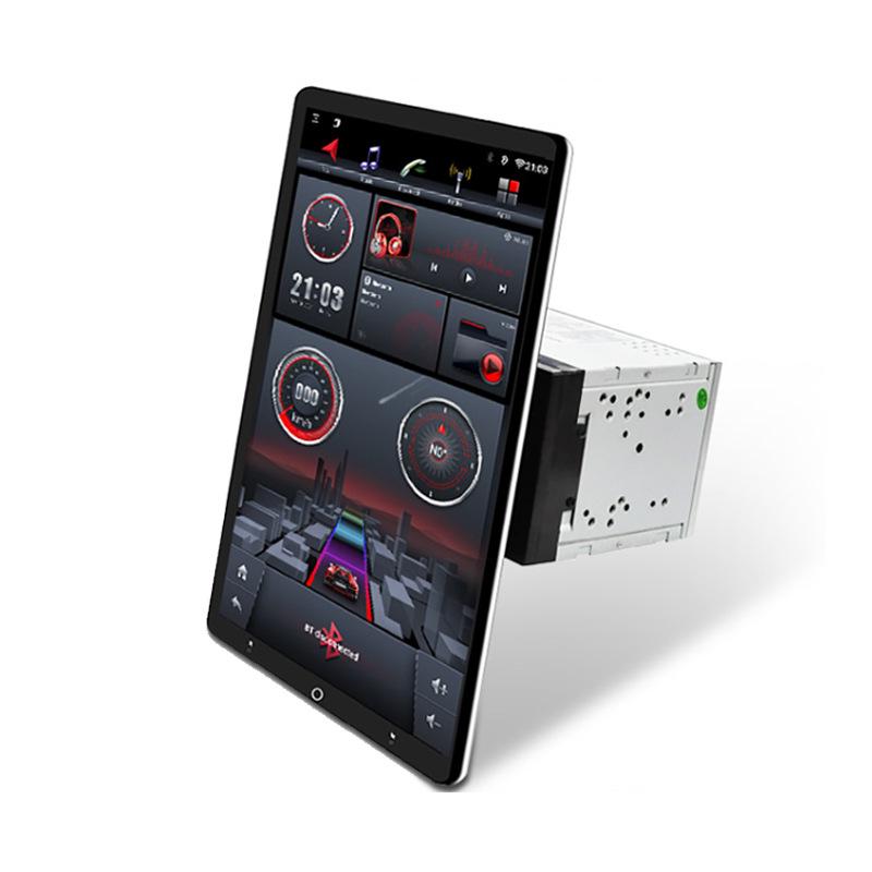 13" Rotating Single/Double Din Android Touchscreen Car Head Unit with Navigation & Backup Camera
