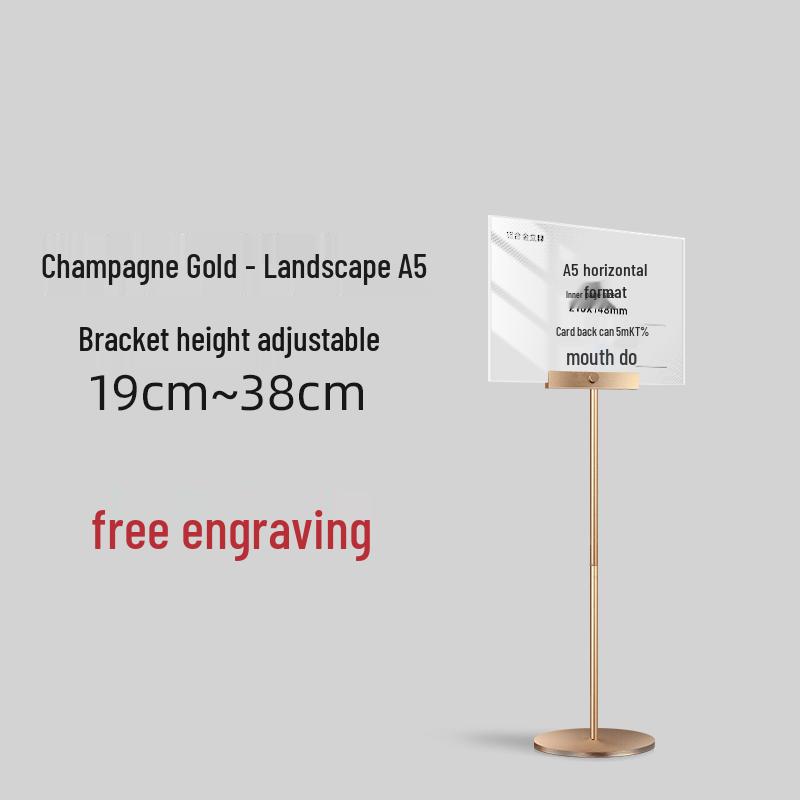 Aluminum Poster Stand for Store Promotions - Manager's Pick for New Arrivals