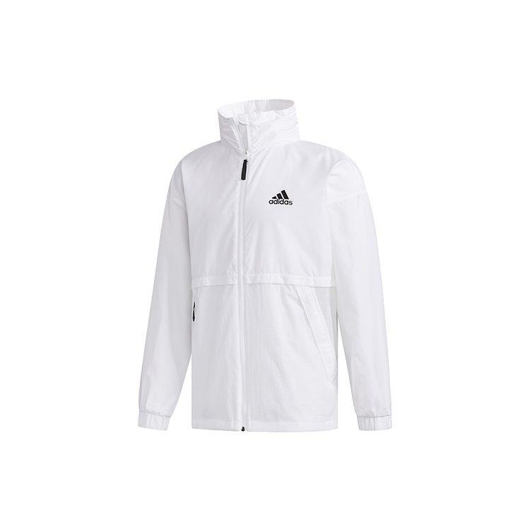 Adidas Jackets Men's White Hooded Moderate Other FM7518