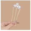 Chinese Style Beaded Three Teeth Hair Comb Elegant Retro Hairpin Daily Hanfu Cheongsam Hair Accessories