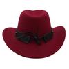 Top Hat Western Cowboy Hat Tibetan Jazz Hat Felt Hat Bull Head Belt Buckle Riding Hat Sun Hat