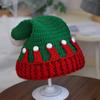 Thicken Christmas Hat Soft Santa Knitted Hat Happy New Year Baby Knitted Caps  Winter Accessories